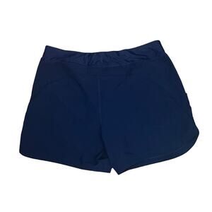 Lands End Deep Ocean Bleu Comfort Swim Short 5" Inseam Womens Size 18